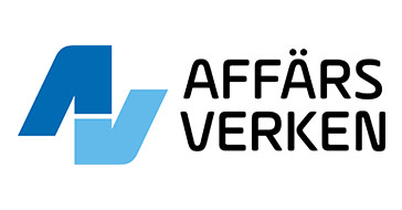 Logotyp för Affärsverken Logotyp för Affärsverken