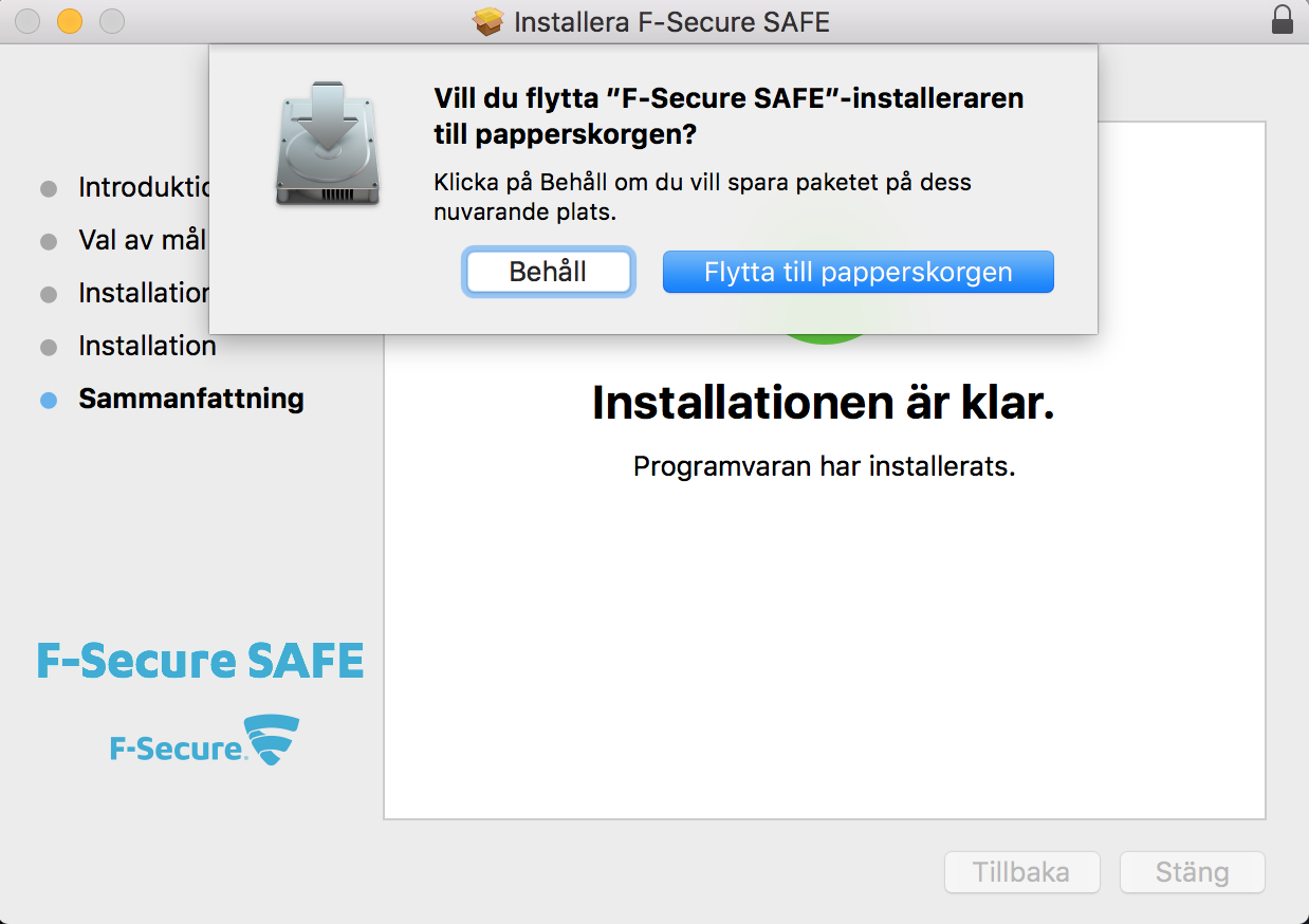 F-secure Safe - MAC 16