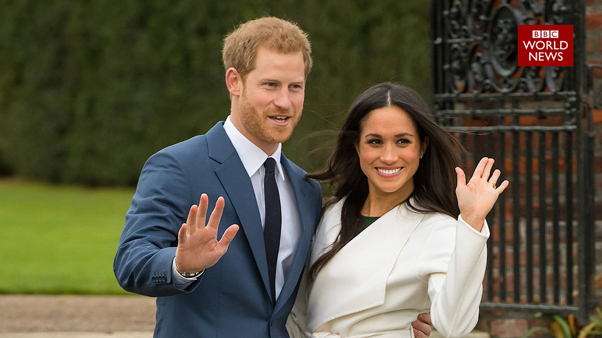 BBC World News direktsänder från bröllopet mellan Prins Harry och Meghan Markle.