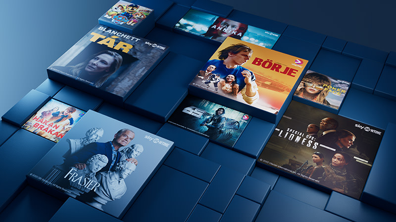Titlar som ingår i streamingpaket från Tele2