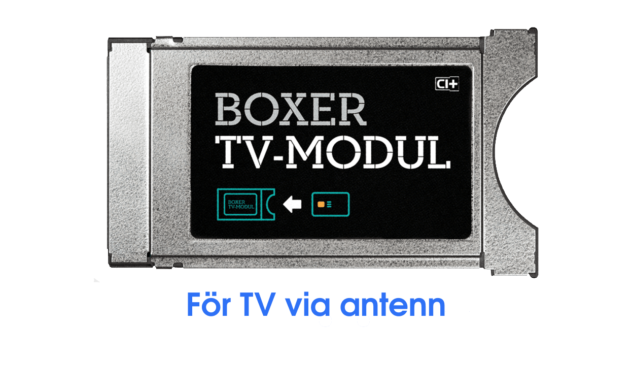 jubilæum Sporvogn Brobrygge TV-Modul för TV via antenn med enkel installation | Boxer