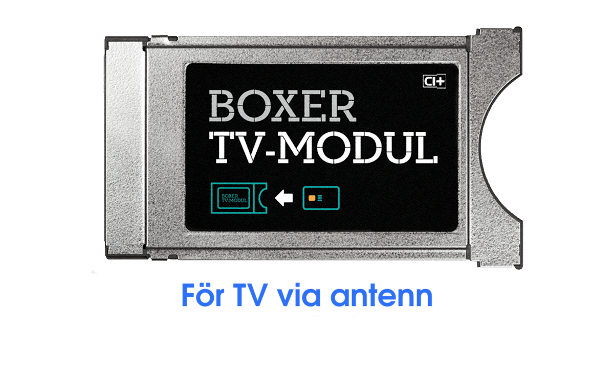Godkända TVboxar, hårdvara och TVtillbehör Boxer
