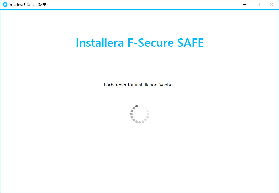 F-secure Safe - Första installation 12.1