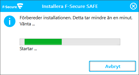 F-secure Safe - Första installation 8