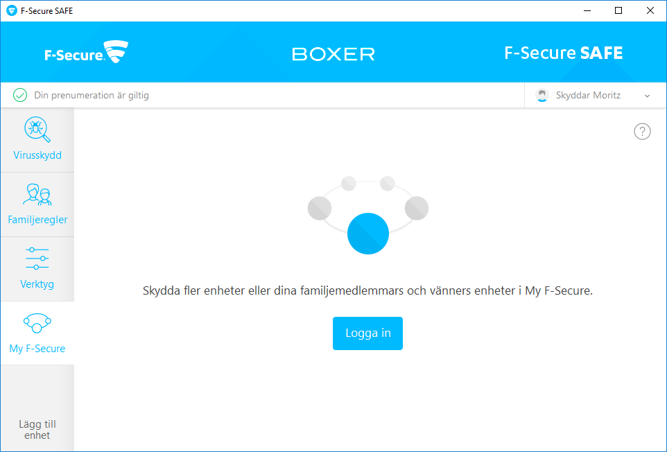 F-Secure Safe - ta bort användare 2