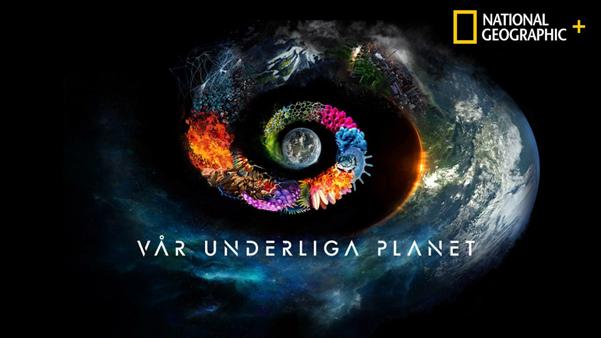 Vår underliga planet med National Geographic+ logo