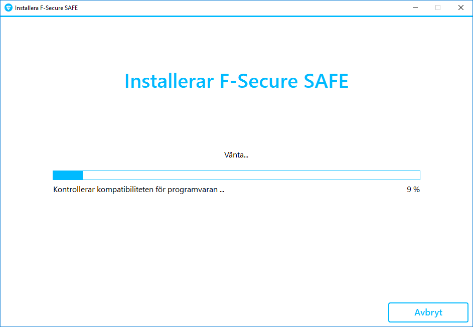 F-secure Safe - Första installation 12.2