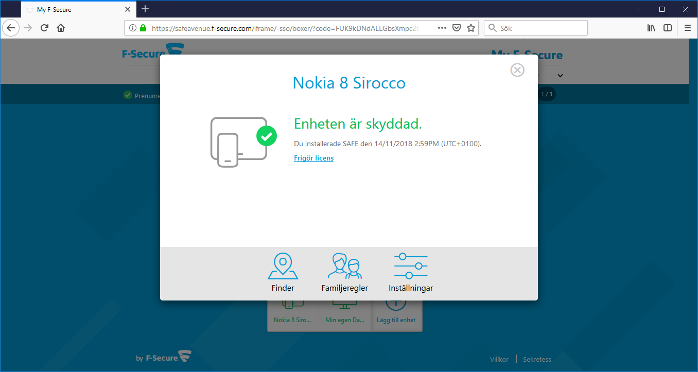 F-secure Safe - Byt namn 2